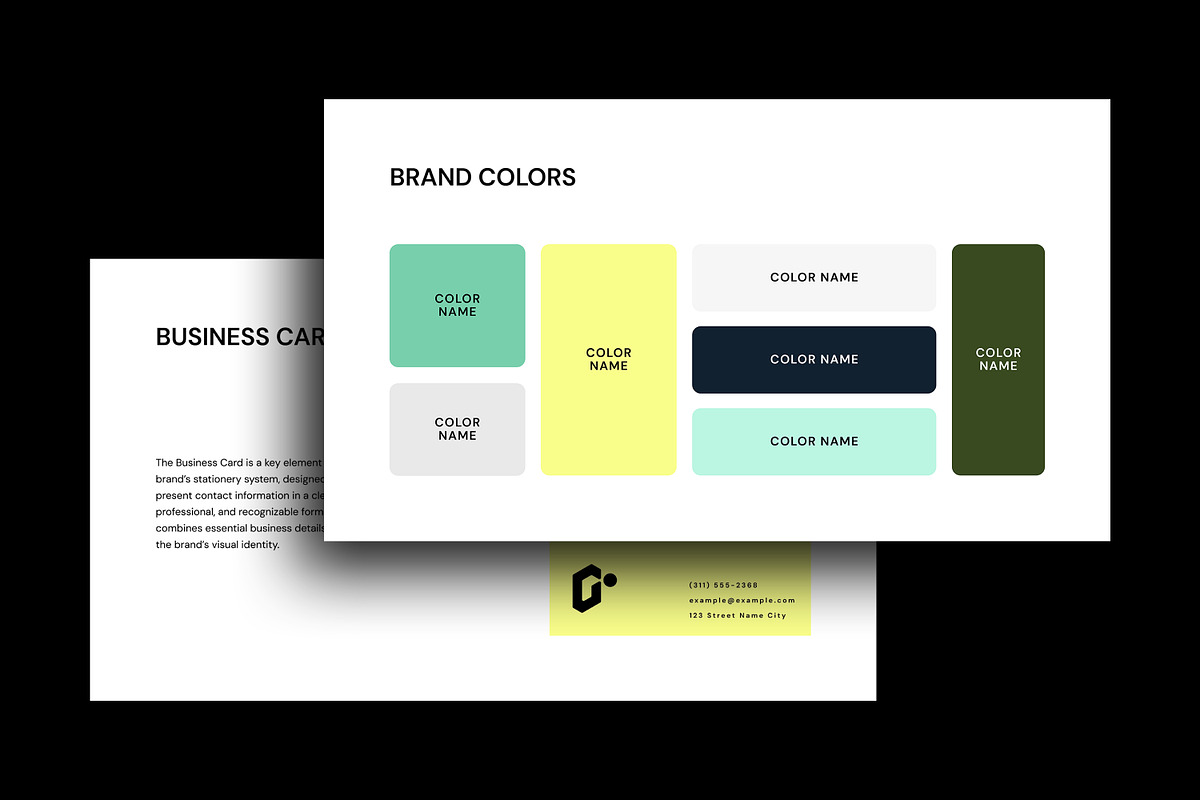 GONIX | Brand Identity Figma & Canva, a Branding & Logo Template by Artisan Vibes (Photo 3 of 11)