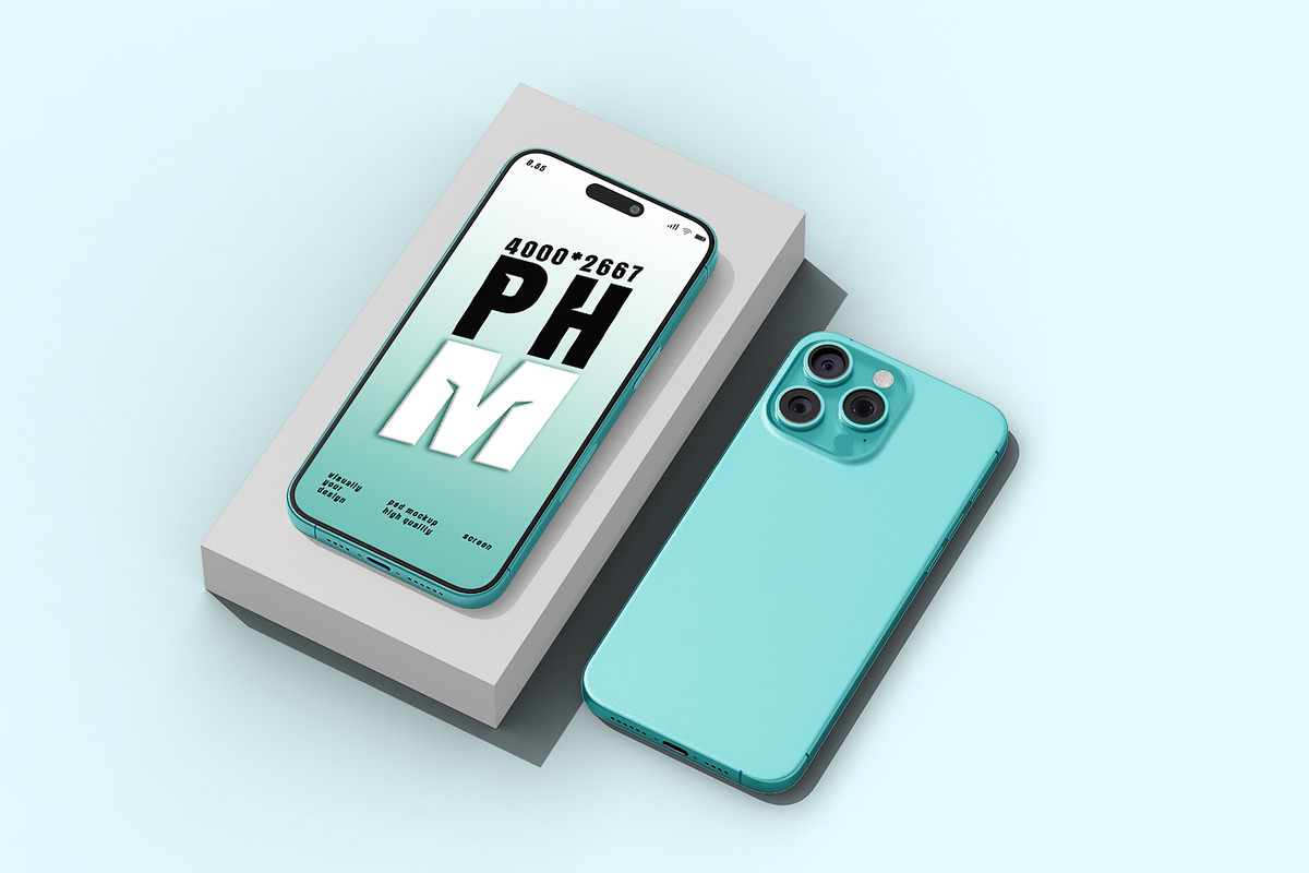 iPhone 16 Mockup, an iPhone Mockup by pixelmock (Photo 10 of 13)