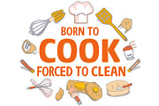 Kitchen T-Shirt Bundle, an Illustration by hafijul (Thumbnail 7 of 11)