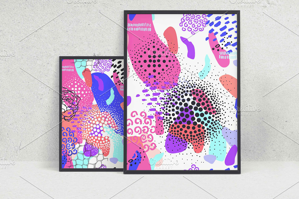 Abstract floral collection, a Decorative Illustration by Polanika (Photo 8 of 12)