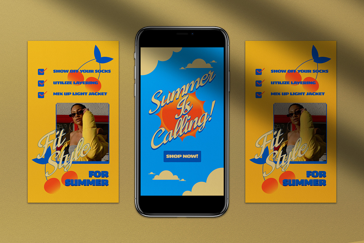 SummerFashion Instagram Pack, a Social Media Template by graphicook (Photo 2 of 5)