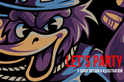Let's Party Illustration, a Person Illustration by badsyxn (Thumbnail 1 of 5)