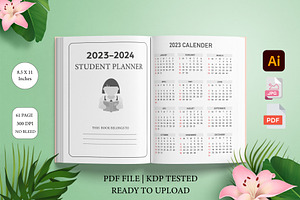 2023-2024 Student Planner Editable