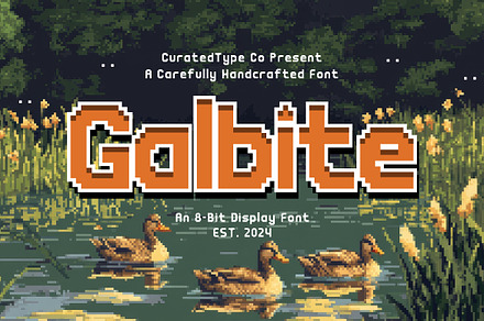 Galbite - Pixel Font