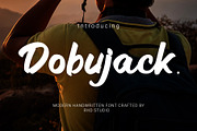 Dobujack Modern Script Font, a Script Font by RHD Creative Studio (Thumbnail 1 of 11)