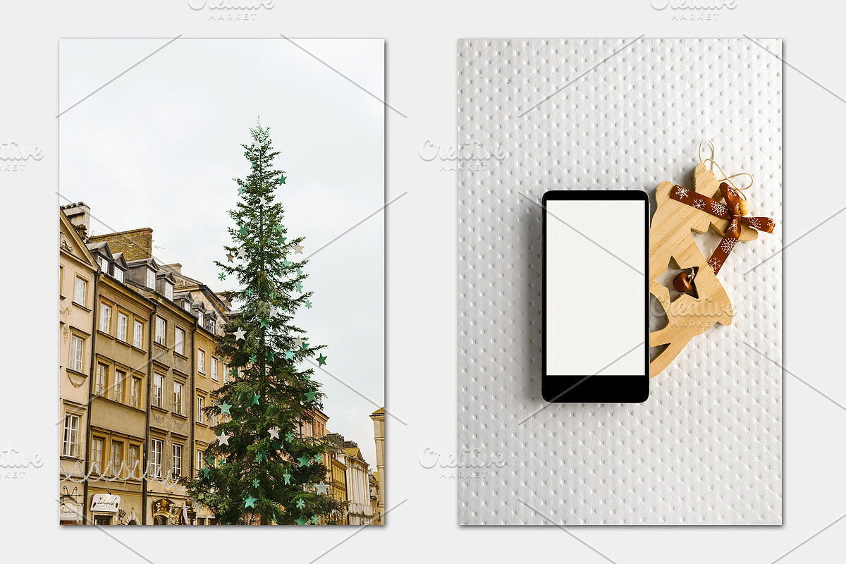 Christmas photo bundle - Beige tones, a Marketing Template by JAY MID IMAGE (Photo 11 of 15)