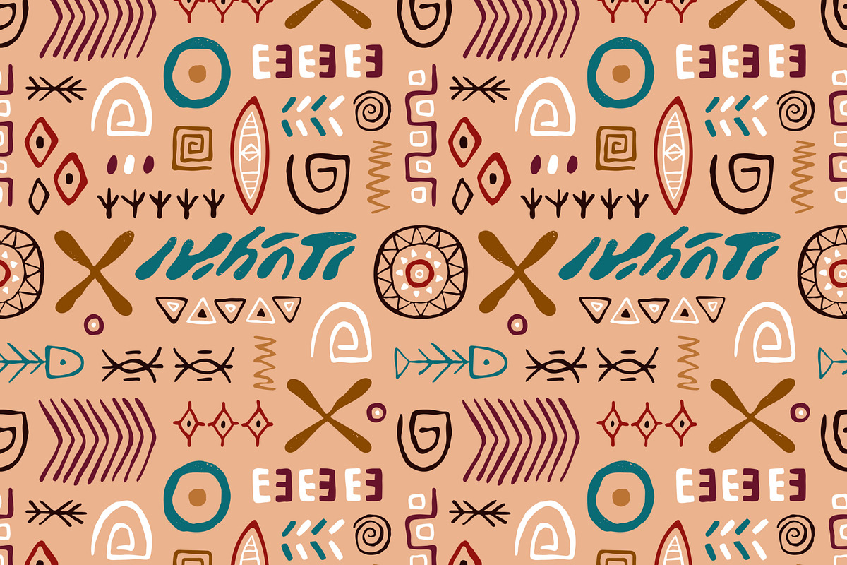 Tribal ethnic seamless patterns set, a Pattern Graphic by Good Studio (Photo 2 of 15)