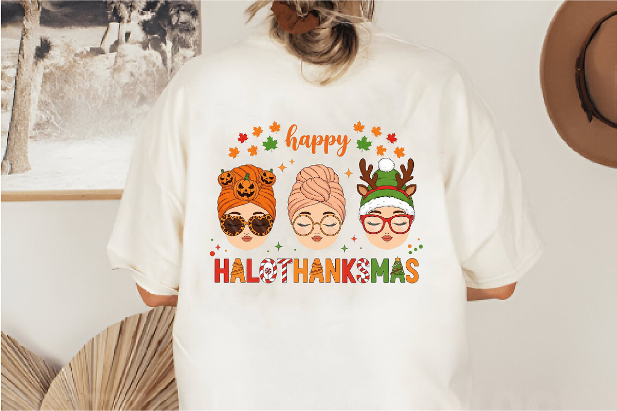 Happy HalloThankSmas, Sublimation, an Illustration by CreationArt (Photo 2 of 6)