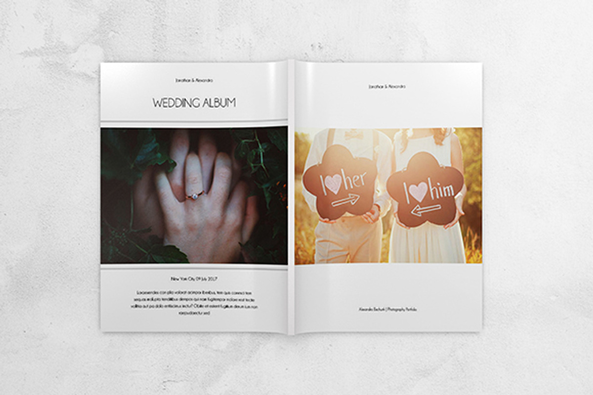 A5 Wedding Album, a Brochure Template by Bookrak Graphic Design (Photo 8 of 8)