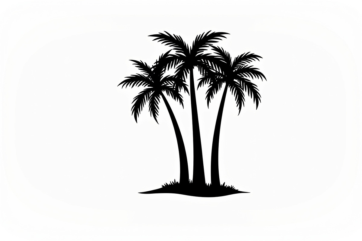 Tropical Palm Tree Bundle, an Illustration by Designs_River (Photo 2 of 9)