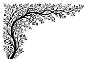 50 Tree Branch Corner Silhouette, a Decorative Illustration by Amazin_art (Thumbnail 19 of 25)