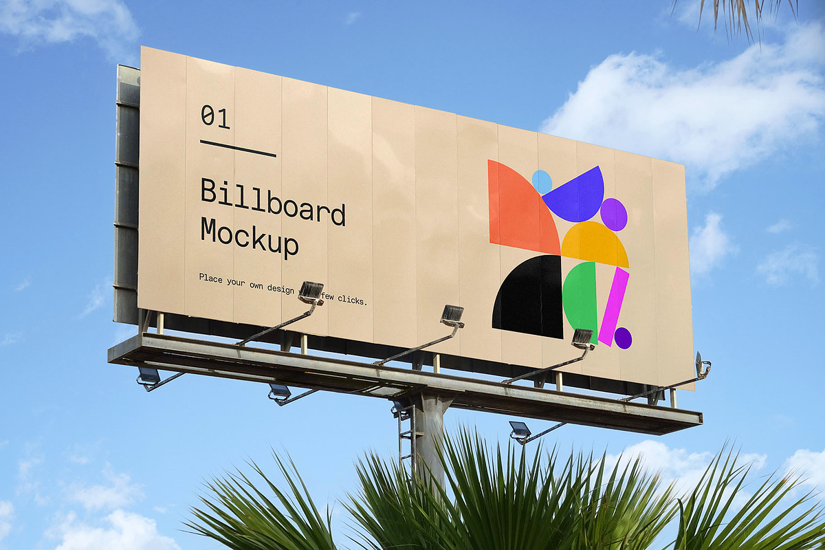 Billboard Poster Street Mockup, an Advertising Mockup by Asylab (Photo 1 of 5)