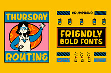 Thursday Rountine | Bold Fonts