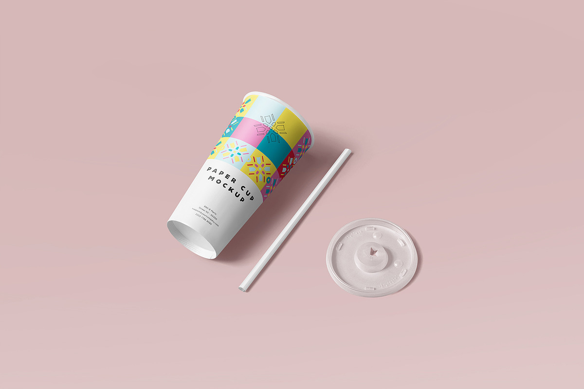 Soda Cup Mockup, a Product Mockup by PixelVoyager (Photo 9 of 11)