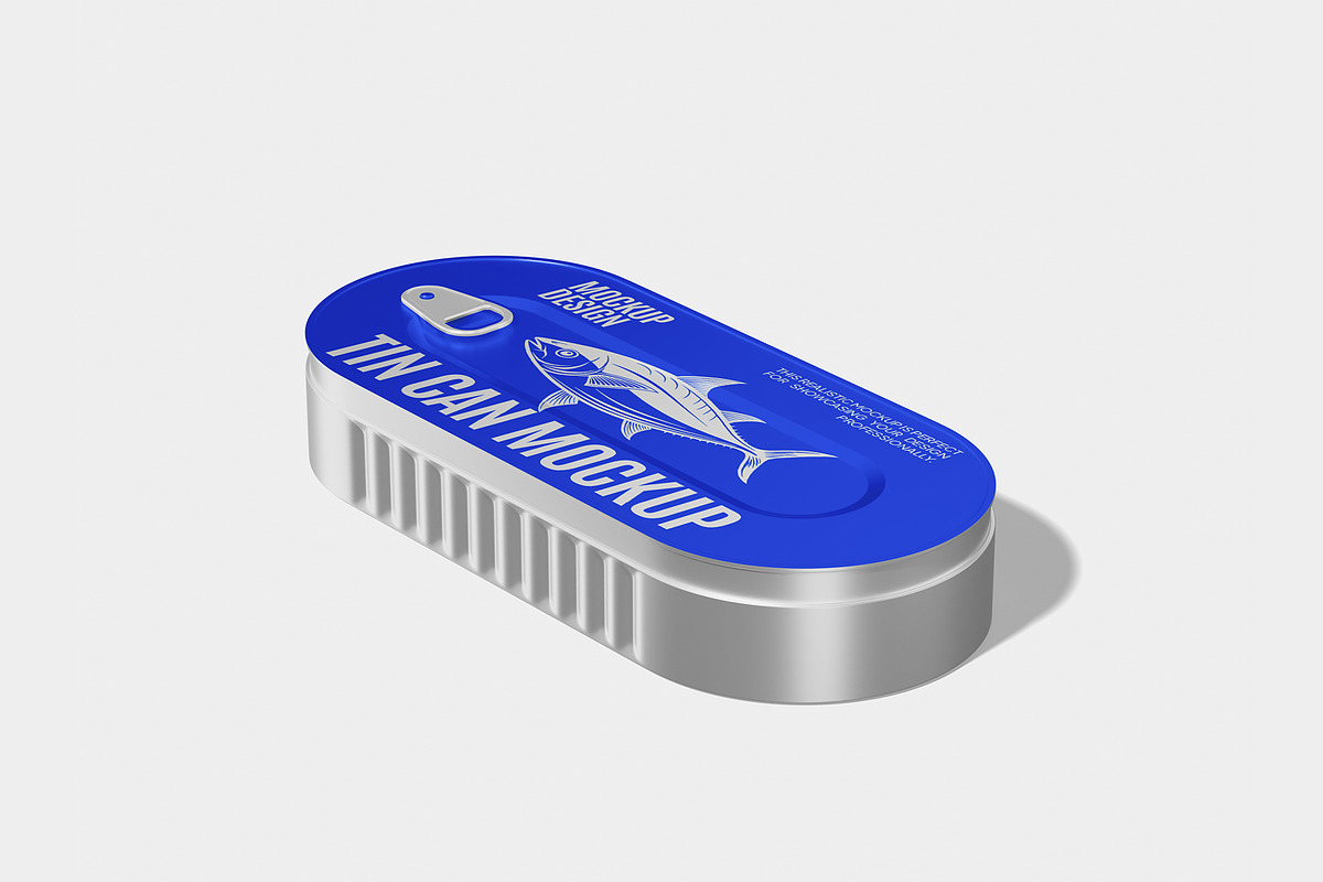 Tin Can Mockup, a Packaging Mockup by Permadi Creative (Photo 3 of 3)