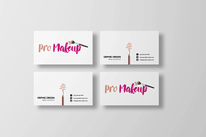 MakeUp Business card 