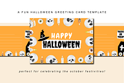 Fun Halloween Greeting Card, a Card Template by The Little Lily Studio (Thumbnail 3 of 5)