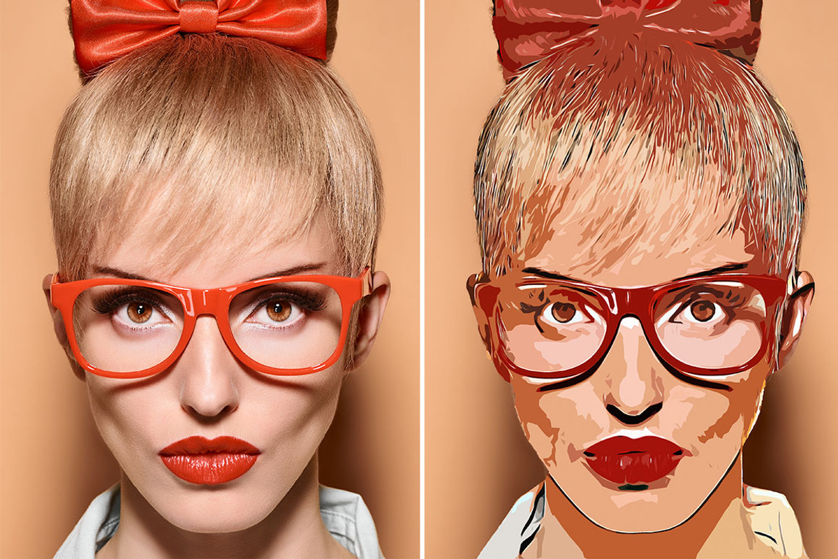 Vector Art Photoshop Action, an Action Add-On by DESIGNAVO (Photo 5 of 5)