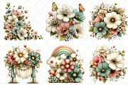 Watercolor Spring Flower Clipart, an Illustration by Black Bird Studio (Thumbnail 3 of 5)