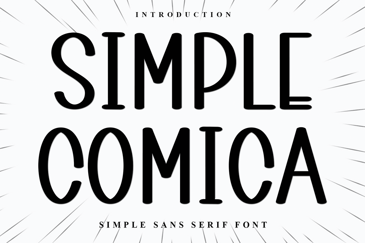 Simple Comica, a Sans Serif Font by FreshTypeINK (Photo 1 of 7)