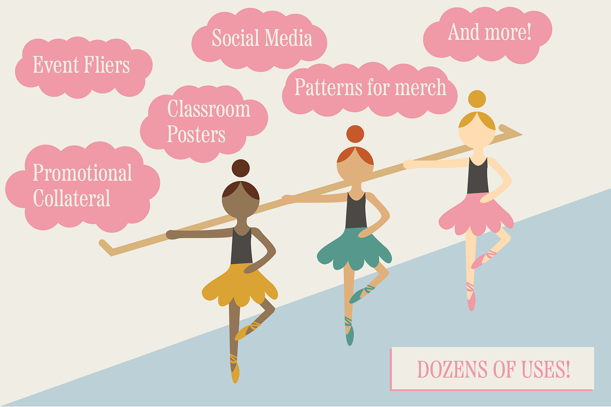 Ballerina Illustration Pack, a Graphic by saragoodies (Photo 2 of 6)