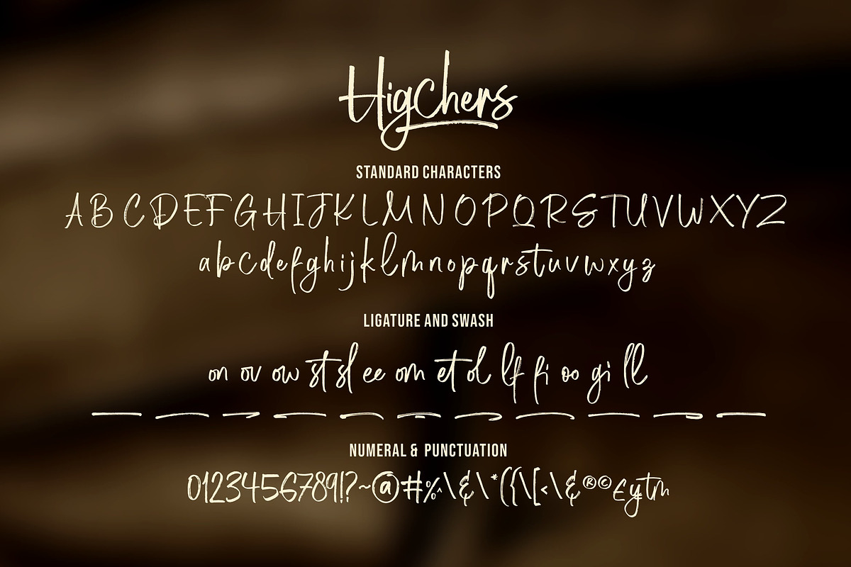 Higchers - Expressive Handwritten, a Script Font by ErgibiStudio (Photo 10 of 10)