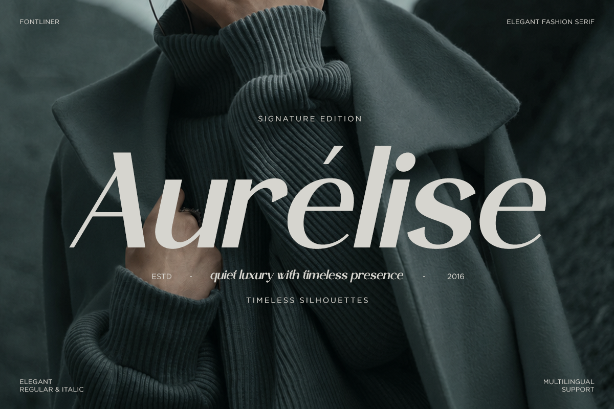 Deluxe Fashion - Luxury Sans Font, a Sans Serif Font by Font Liner (Photo 4 of 10)