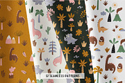 Baby Dino set. Graphic & Pattern, an Animal Illustration by EltaMaxArt (Thumbnail 8 of 14)