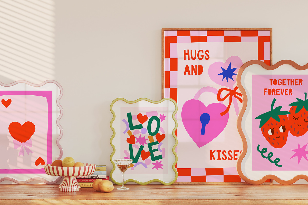 Cutout Valentine Poster Creator, a Background Graphic by ArtFM (Photo 3 of 13)