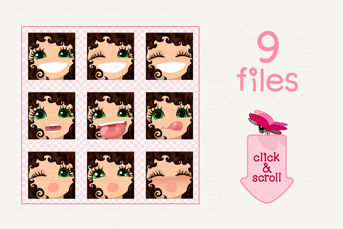 vector Avatars Pack 81, an Emoji Icon by WINDmade (Photo 2 of 5)