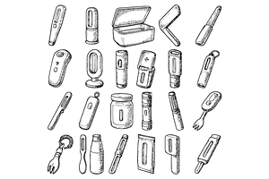 Portable Medical Health Devices, an Object Graphic by nikagraphic