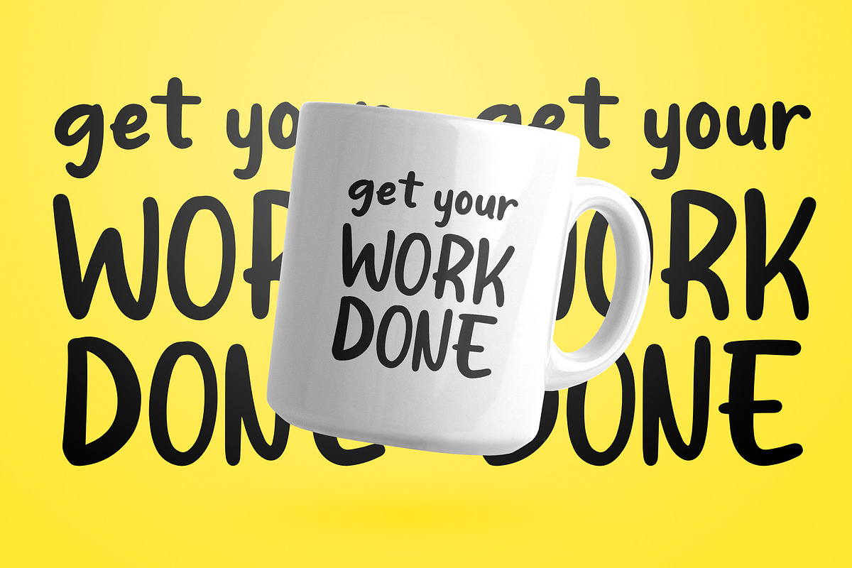 Happy Hand - Quirky Handdrawn Font, a Font by Soey Studio (Photo 6 of 8)