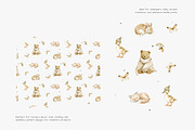 nursery woodland seamless pattern, a Pattern Graphic by Pink Studio Art (Thumbnail 4 of 5)