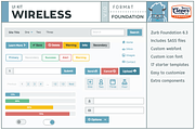Wireless- Foundation UI Kit, a Templates & Theme by The Clever UI Company (Thumbnail 1 of 2)