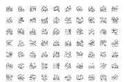 Hand Drawn Nature Landscape Icons, an Outline Icon by Brickclay (Thumbnail 7 of 7)