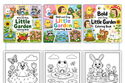 Bold Easy Little Garden Coloring, a Decorative Illustration by Design Station (Thumbnail 2 of 3)