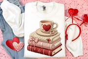 Crochet Books And Coffee Png, an Illustration by Canvas Craft (Thumbnail 6 of 7)