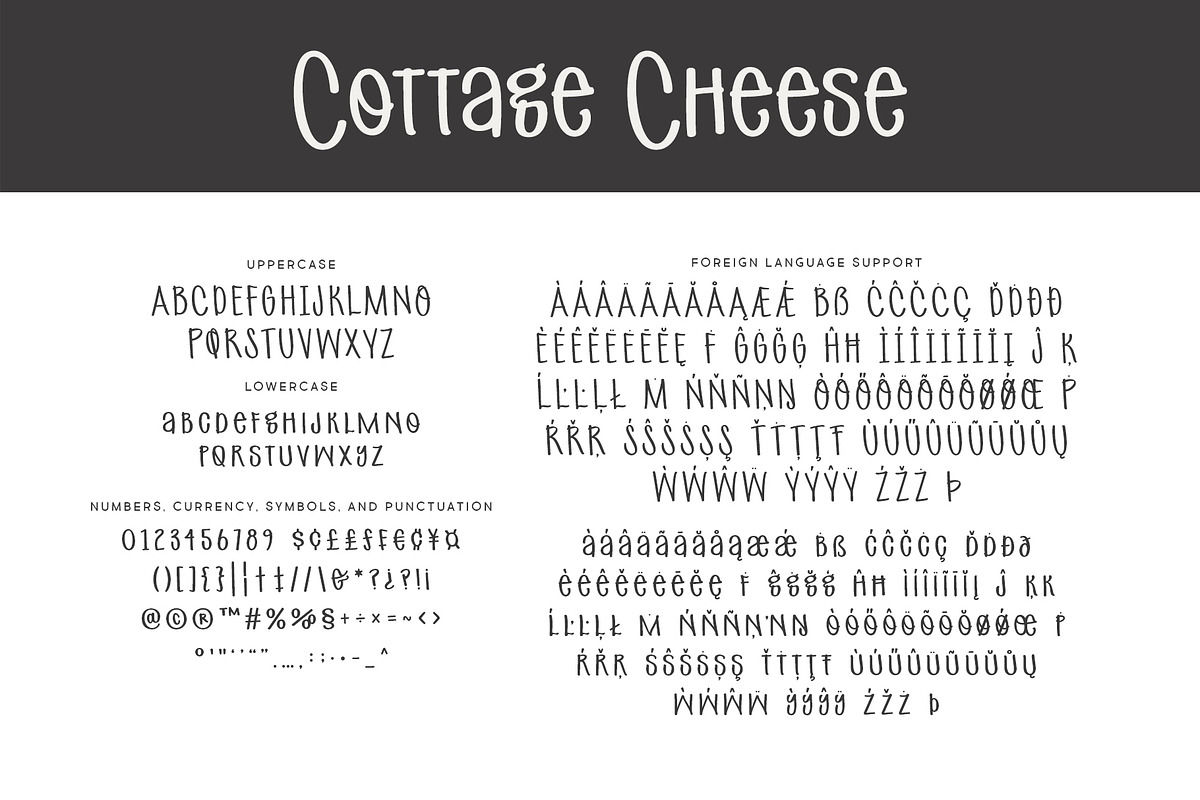 Cottage Cheese | Handwritten Sans, a Sans Serif Font by Brittney Murphy Design (Photo 2 of 2)