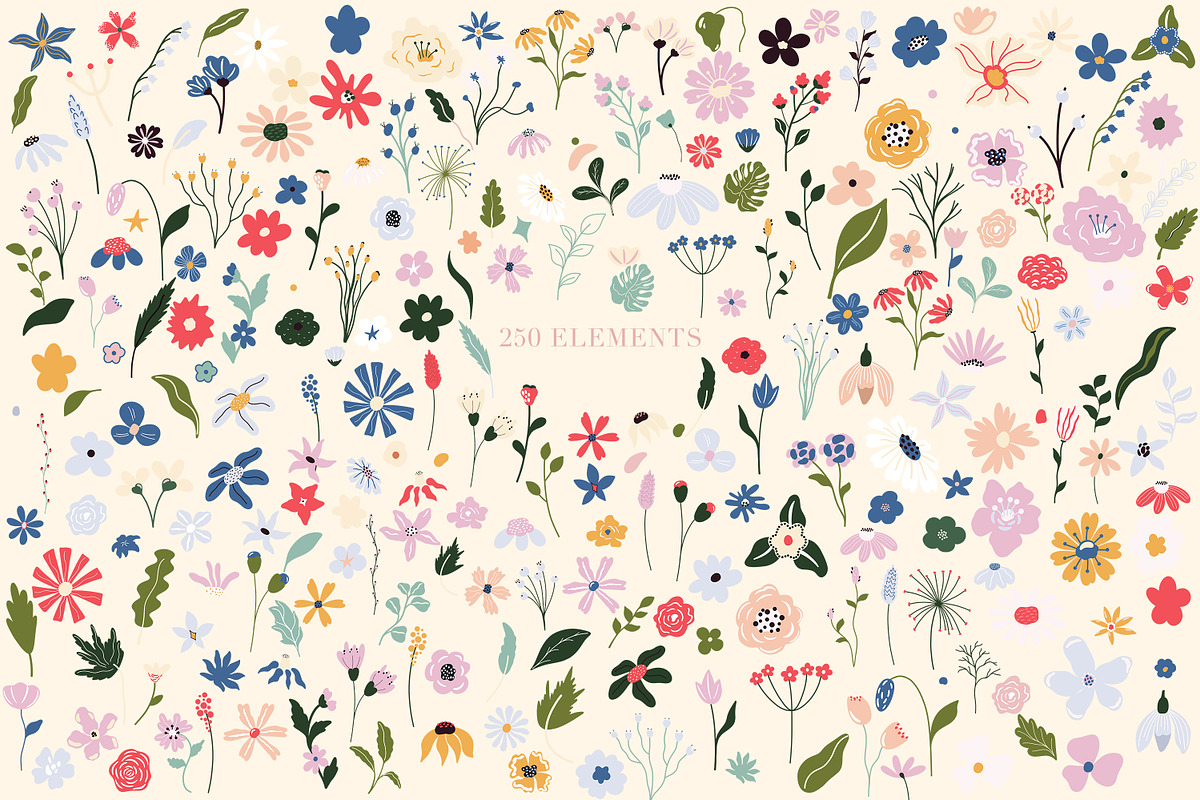 Wildflowers Collection, a Texture Illustration by Pati Paints (Photo 3 of 14)