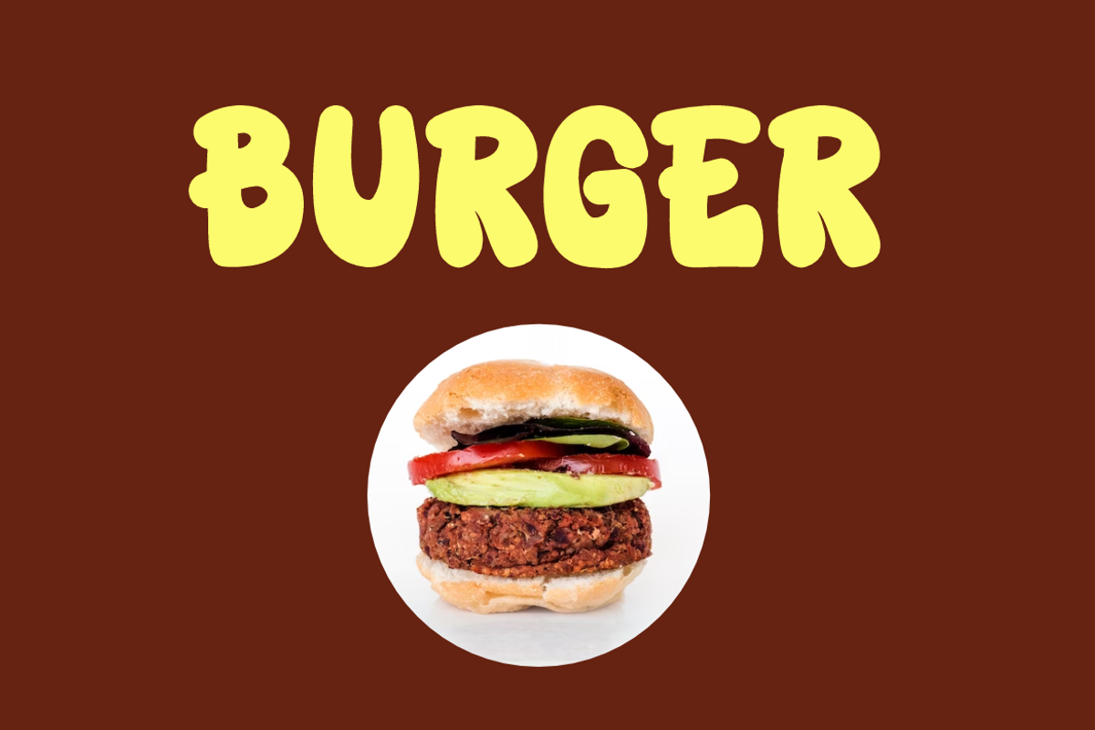 Burger Spooky - Food Font, a Handwritten Font by QR Design Studio (Photo 8 of 9)