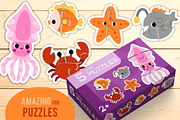 Cute Sea Animals Illustration Set, an Animal Illustration by Ksenya Savva (Thumbnail 3 of 6)