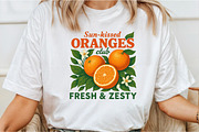 Sunkissed Oranges Club Fresh & Zesty, an Illustration by Libby Wishes (Thumbnail 2 of 6)