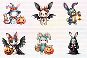 Halloween Voodoo Bunny Doll, an Illustration by CreationArt (Thumbnail 5 of 5)