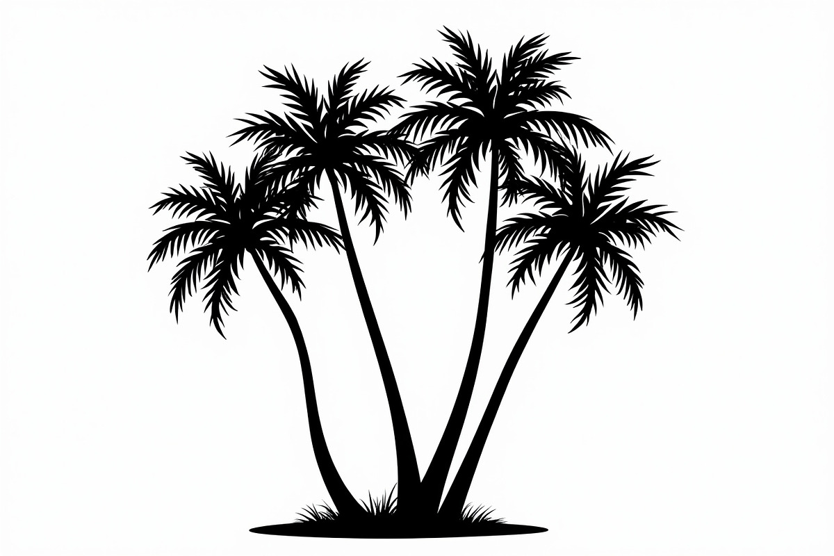 Tropical Palm Tree Bundle, an Illustration by Designs_River (Photo 8 of 9)