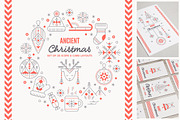 Ancient Christmas: Design Collection, an Illustration by Lumitar (Thumbnail 1 of 8)