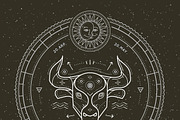 ♉ Taurus Zodiac Symbol, an Object Graphic by painterr (Thumbnail 2 of 2)