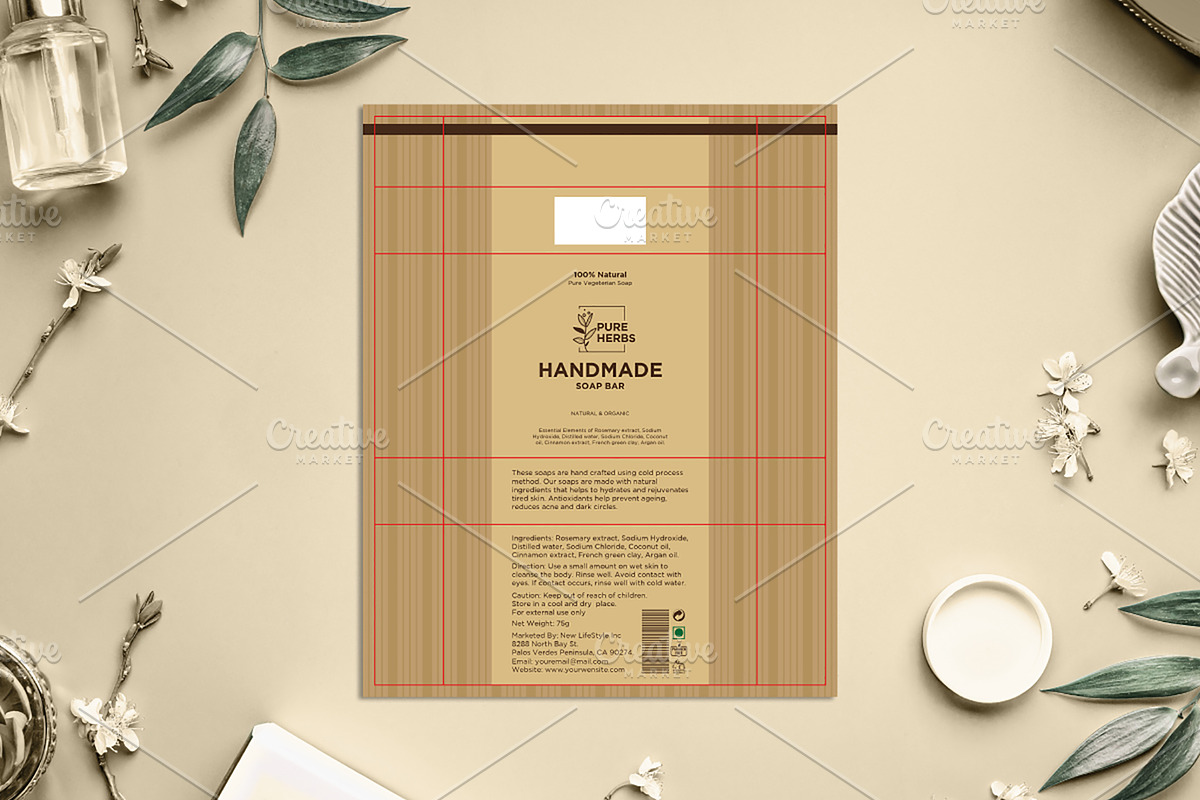 Soap Packaging Design Template, a Graphic by Dev.Rawat21 (Photo 2 of 4)