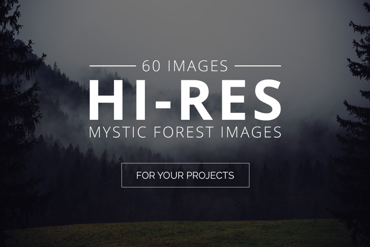 Mystic Forest Photo Pack - 60 Images, a Templates & Theme by Dreamy Pixel (Photo 1 of 5)