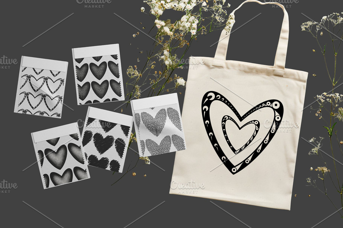 “Textured Heart Clip Art Collection, an Object Graphic by StudioLapis (Photo 5 of 7)