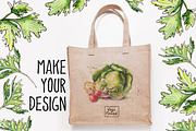 Watercolor vegetables, a Food Illustration by iri-illustration (Thumbnail 2 of 12)